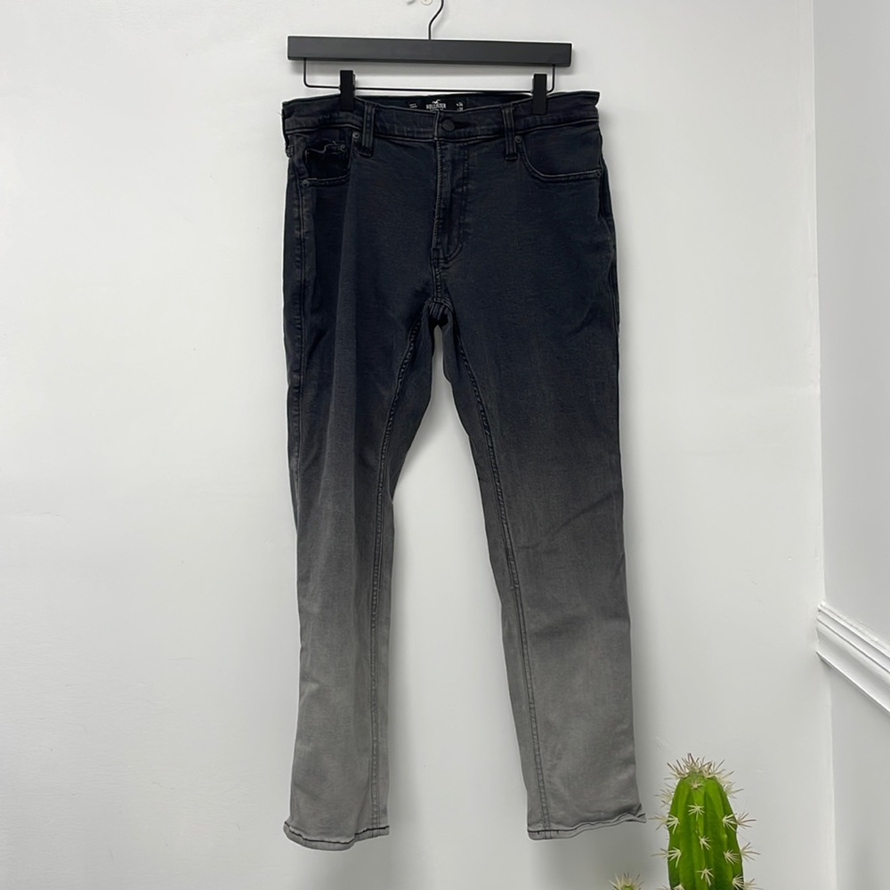 Black denim jeans